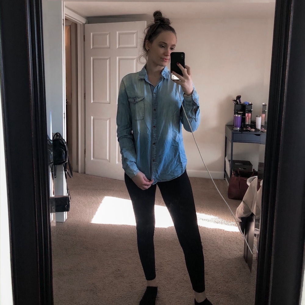 3+ Bundle 50% Off - Button Down Jean Top